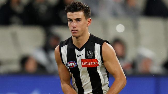 Mick McGuane believes Nick Daicos is having one of the best seasons by a first-year player. Picture: Michael Willson/AFL Photos.