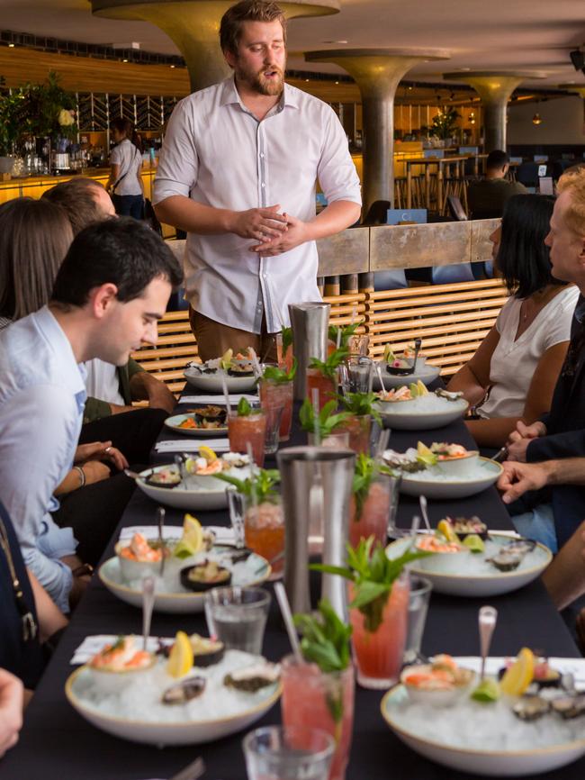 Seafood tasting at Opera Bar. Picture: Jacquie Manning