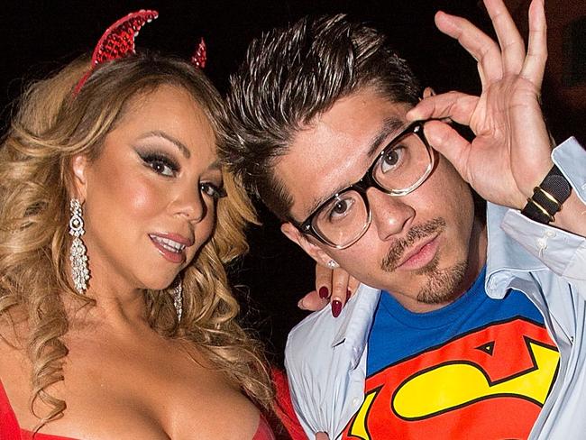 LOS ANGELES, CA - OCTOBER 22: Recording artist Mariah Carey (L) and choreographer Bryan Tanaka attend Mariah Carey's Halloween Party on October 22, 2016 in Los Angeles, California. (Photo by FilmMagic/FilmMagic)
