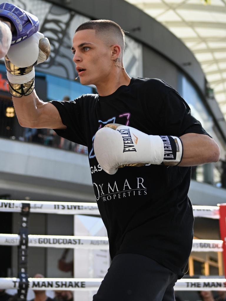 Larfield is one of Australia’s fastest rising boxers. Picture: Matt Roberts/No Limit Boxing