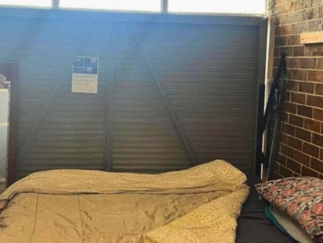 A listing posted to a Facebook site for Sydney rentals proposed a garage in Dulwich Hill for $250 a week. Picture: Supplied
