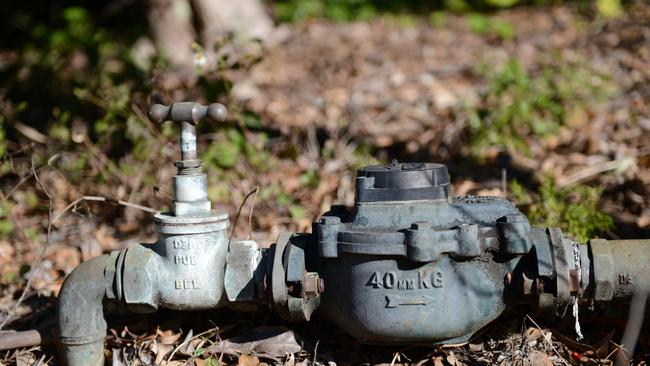 Commercial water meter.Photo Cathy Adams / The Northern Star