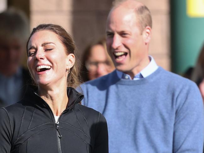 The couple were all smiles. Picture: Getty Images