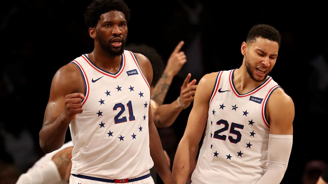 Embiid is done with Simmons’ drama. Elsa/Getty Images/AFP