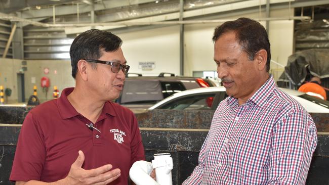 Professor Sergio Capereda and Central Queensland Universities Associate Professor Nanjappa Ashwath discuss turning waste into electricity.