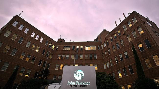 Healthscope owns John Fawkner Private Hospital in Melbourne. Picture: Luis Enrique Ascui/Bloomberg News