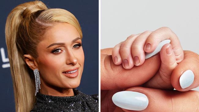 Paris Hilton has announced she has welcomed a baby girl.