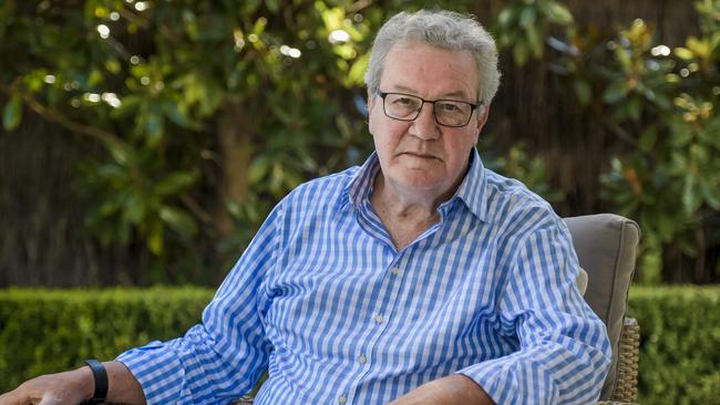 Alexander Downer says the submarine plan is a “white elephant”. Picture: Roy Van Der Vegt