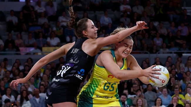 Sophie Garbin made her presence felt at goal shooter. (Photo by Darrian Traynor/Getty Images)