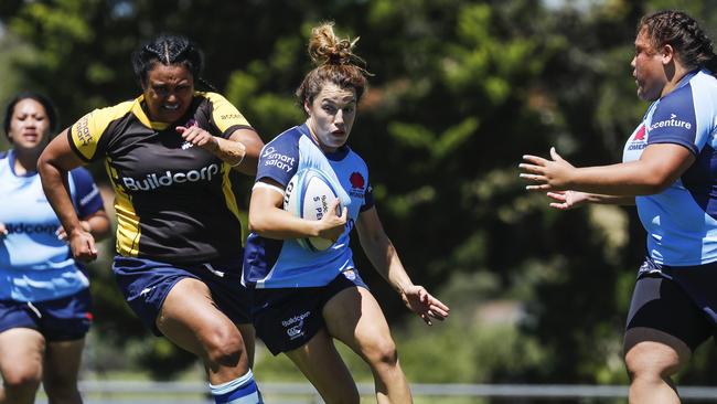 Action in the match between Sydney Gold and Sydney Blue at Bathurst on the weekend. Pic: Karen Watson.