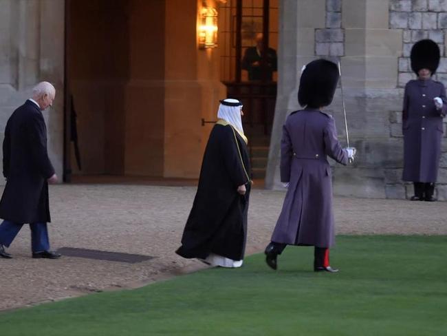 King Charles hosts the King of Bahrain at Windsor Castle