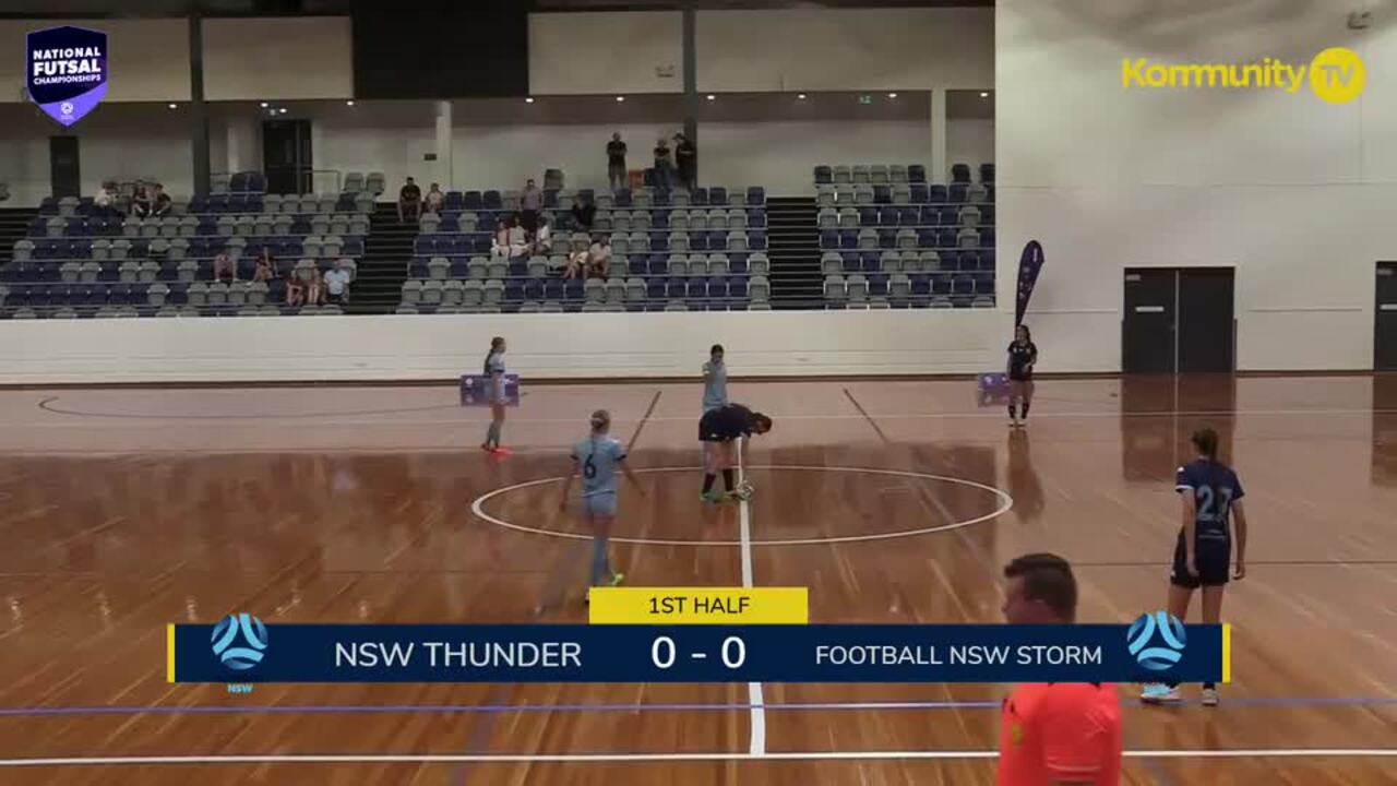 Replay: NSW Thunder v NSW Storm (U17 Girls SF)—2025 National Futsal Championships Day 4