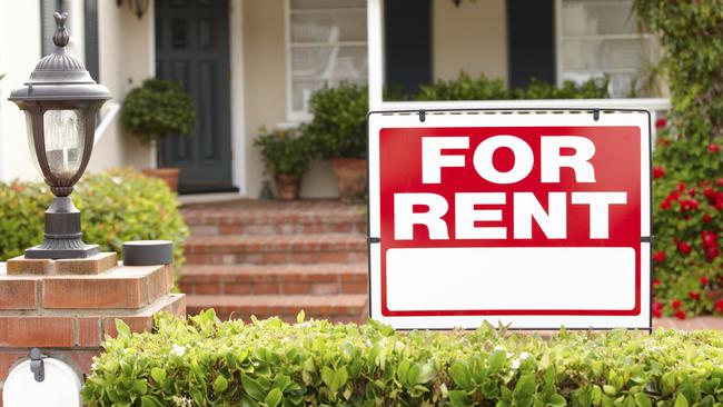 House for rent. To rent sign outside a house. Picture: THINKSTOCK