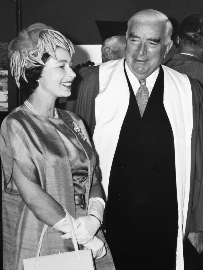 Queen Elizabeth and Robert Menzies