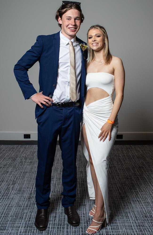 Jack Johnston, 18, of Frenchs Forest with Emma Staats, 18, of Narrabeen.