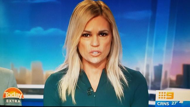 Sonia Kruger on Channel 9 this morning, responding to support and criticism she has received after making her comments on Muslim immigration.