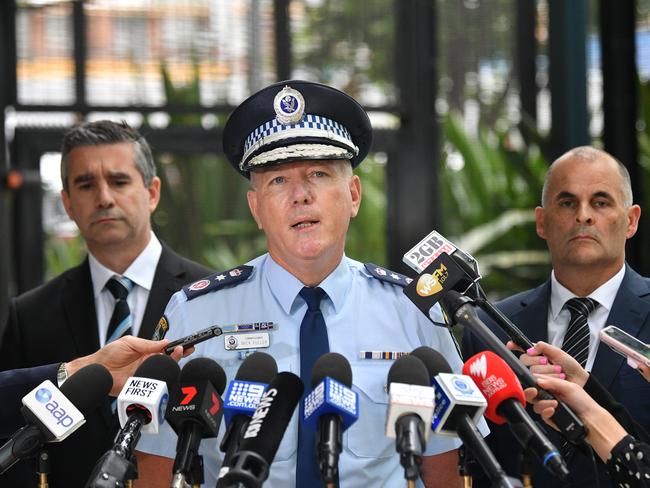 NSW Police Commissioner Mick Fuller has lead a tough approach on rising youth gangs. Picture: AAP