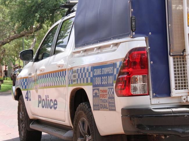 Northern Territory police in Alice Springs, Todd Mall. Picture: Gera Kazakov generic NT Police NTPFES