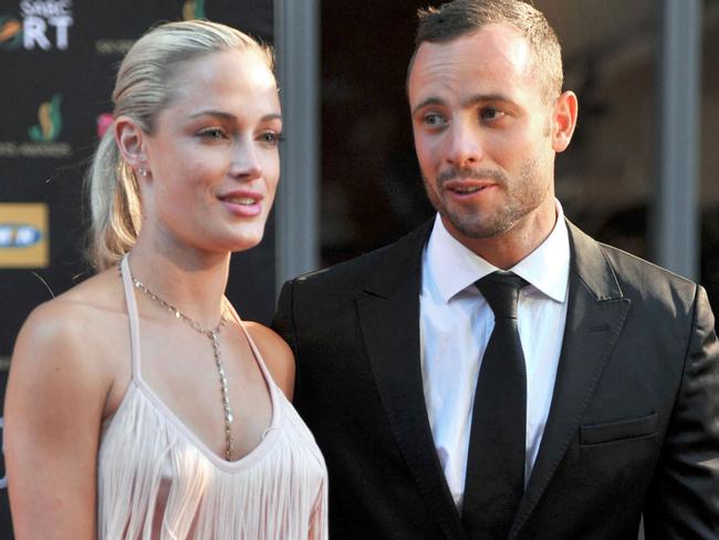 Oscar Pistorius (R) is serving a six year prison sentence for the fatally shooting former girlfriend Reeva Steenkamp (L).