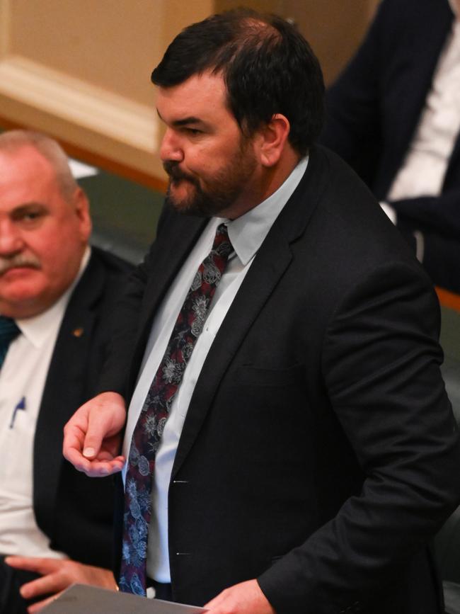 Opposition police spokesman Sam Telfer. Picture: NCA NewsWire / Naomi Jellicoe