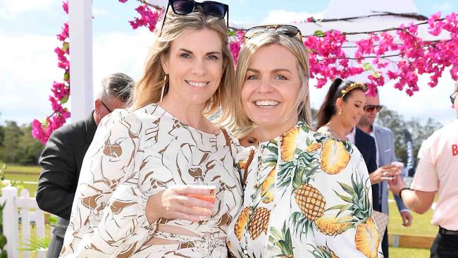 Jenni Norman and Vikki Calvert at Coastline BMW Polo by the Sea. Picture: Patrick Woods.