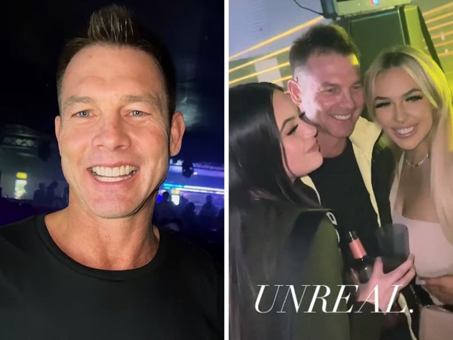 AFL bad boy Ben Cousins parties at nightclub.