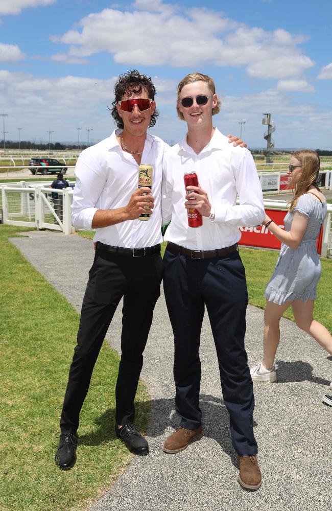 Tom Rowe and Ricky at the Pakenham Cup. Picture: Brendan Beckett