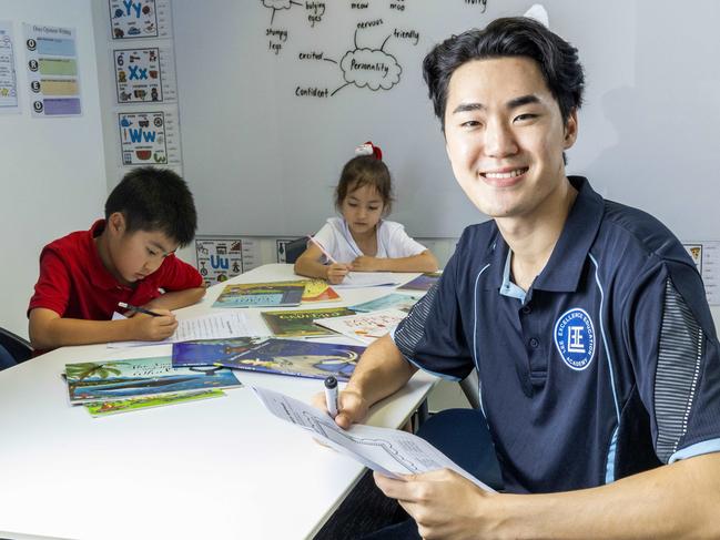 Tutor E-Yong Lee from Lee Excellence Education Academy. Picture: Richard Walker