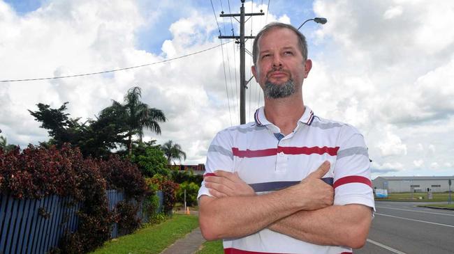 Mark Anderson's car was written off after a hit and run outside his house on February 26. Picture: Claudia Alp