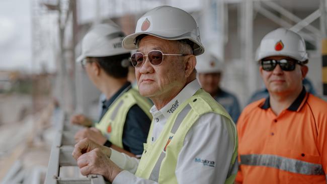 Bayan Resources boss Low Tuck Kwong observes the coal hauling operation of the company facility in in Muara Pahu, East Kalimantan, in October. Picture: Muhammad Fadli/The Wall Street Journal