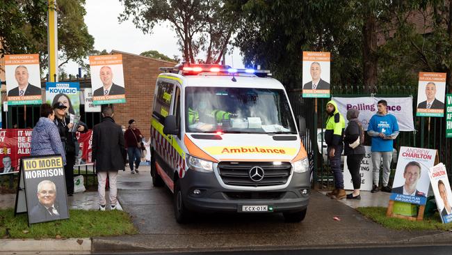 A nurse and doctor were on hand to render assistance before the ambulance arrived. Picture: Brendan Read