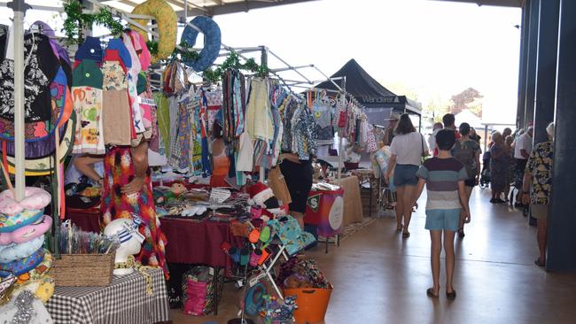 Performers entertain the crowd at the Proserpine Community Christmas Market on Sunday, December 13. Photo: Elyse Wurm