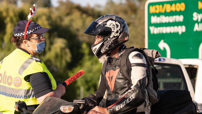 The Christmas plans of some Victoria Police officers have changed dramatically. Picture: Simon Dallinger