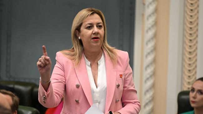 Queensland Premier Annastacia Palaszczuk in question time. Picture: Lyndon Mechielsen