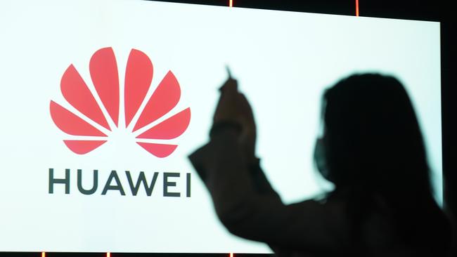 Huawei Australia’s revenue have almost halved following the Morrison government’s decision to ban it from Australia’s 5G network. (Photo by Sean Gallup/Getty Images)