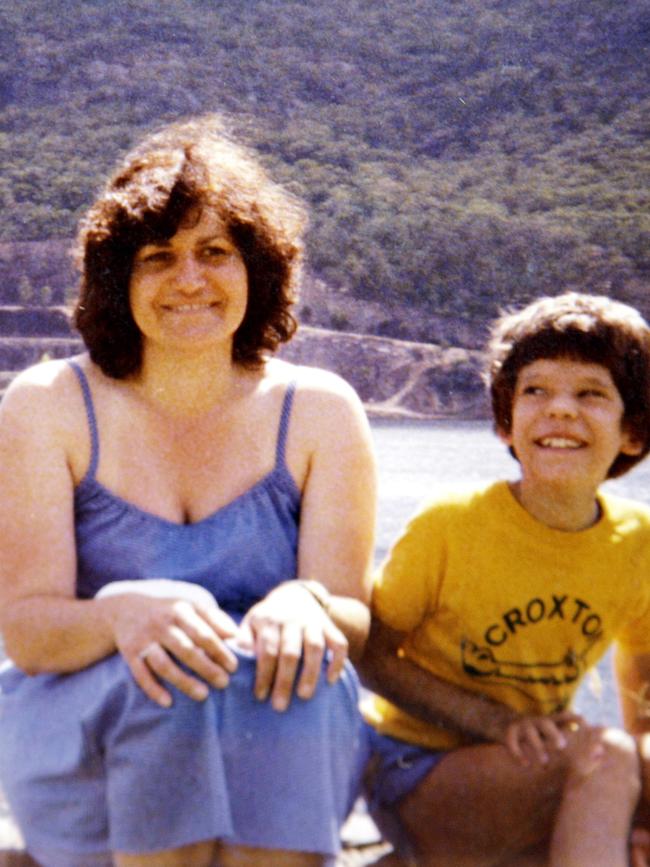 Maria James and her son Adam pictured six months before her horrific murder.