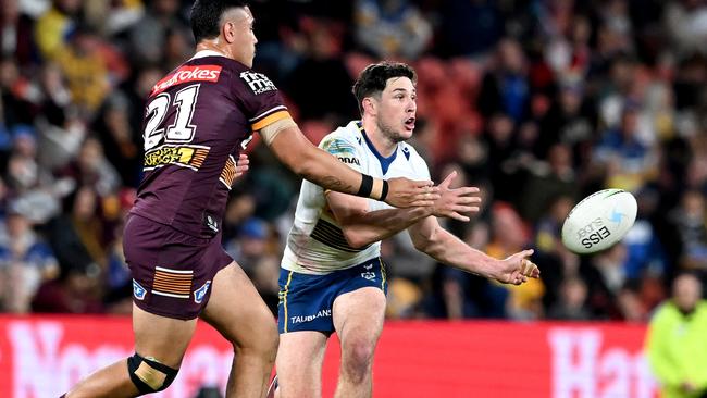 Mitch Moses was impressive for the Eels. Picture: Bradley Kanaris/Getty Images