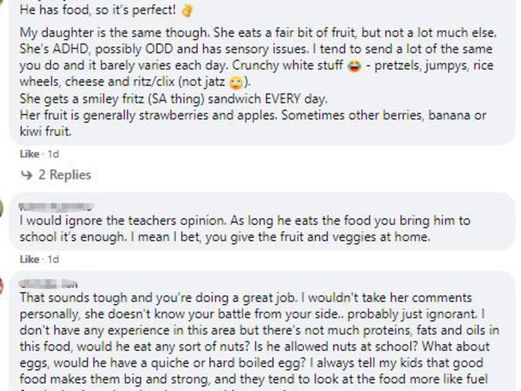 Mum slams 'unprofessional' and 'rude' teacher for criticising her son's  lunchbox