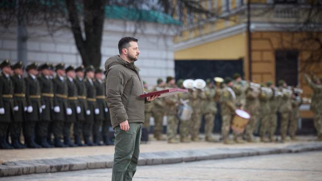 The Ukrainian President has vowed to defeat Russia in 2023 as Leopard tanks arrive to help drive back Putin’s forces.