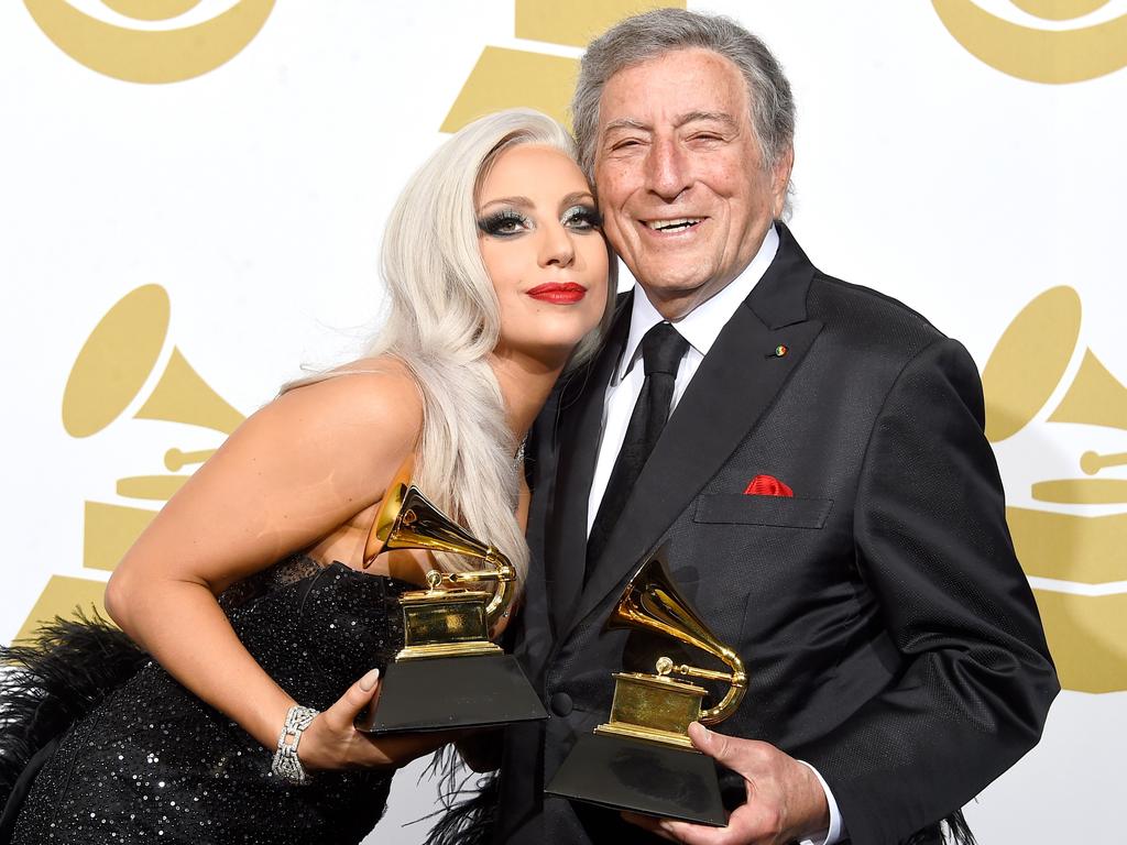 Tony Bennet and Lady Gaga recorded two albums together. Picture: Getty Images