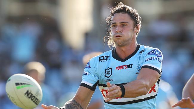 Nicho Hynes will play against his former Storm teammates for the first time on Saturday. Picture: Mark Kolbe/Getty Images