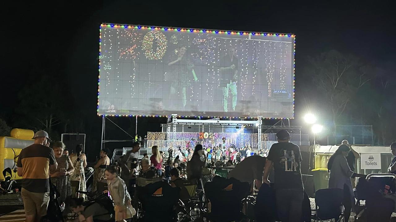 The Ipswich community gathered at the Tivoli Drive-In Theatre.