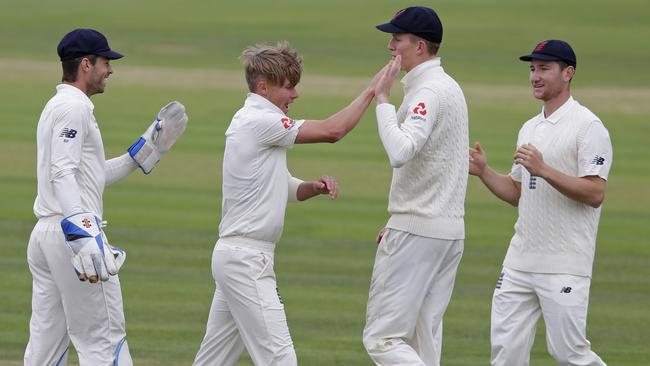 Sam Curran was the destroyer as the Aussie batsmen struggled.