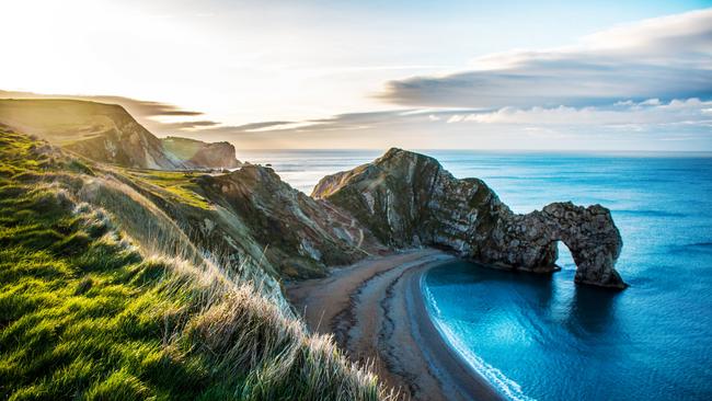 The Jurassic Coast of Dorset.