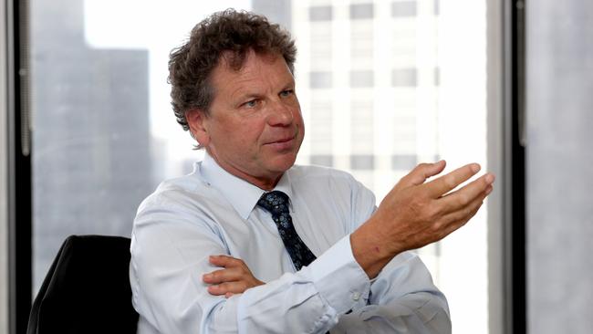 Simon McKeon speaking at a round table forum in Melbourne in December. Picture: David Geraghty, The Australian.