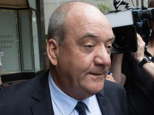 SYDNEY, AUSTRALIA - NewsWire Photos, February 7th, 2022: Former NSW Liberal MP Daryl Maguire outside the Downing Centre court today. Picture: NCA NewsWire / Brendan Read. Picture: NCA NewsWire / Brendan Read