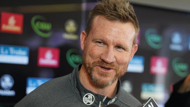 Collingwood coach Nathan Buckley.