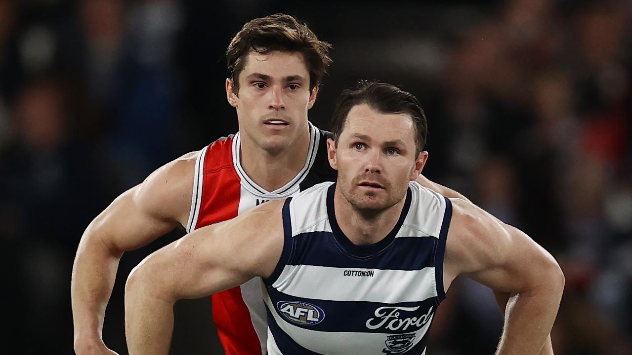 Geelong captain Patrick Dangerfield backs the idea of a mid-season trade period. Photo by Michael Klein.