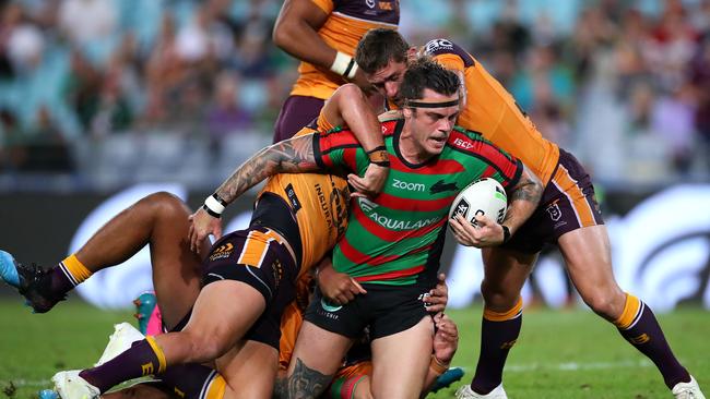 Lowe joined South Sydney this year. Photo by Cameron Spencer/Getty Images.