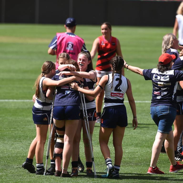 Junior under 15 Girls AFL Final between Broadbeach and Burleigh. (Photo/Steve Holland)